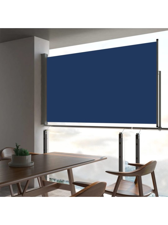 Izvelkama sānu markīze, 140x300 cm, zila