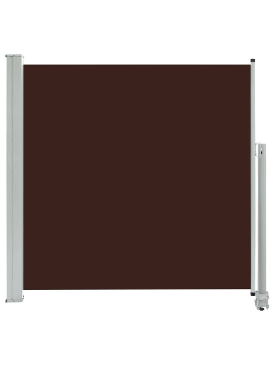 Izvelkama sānu markīze, 160x300 cm, brūna