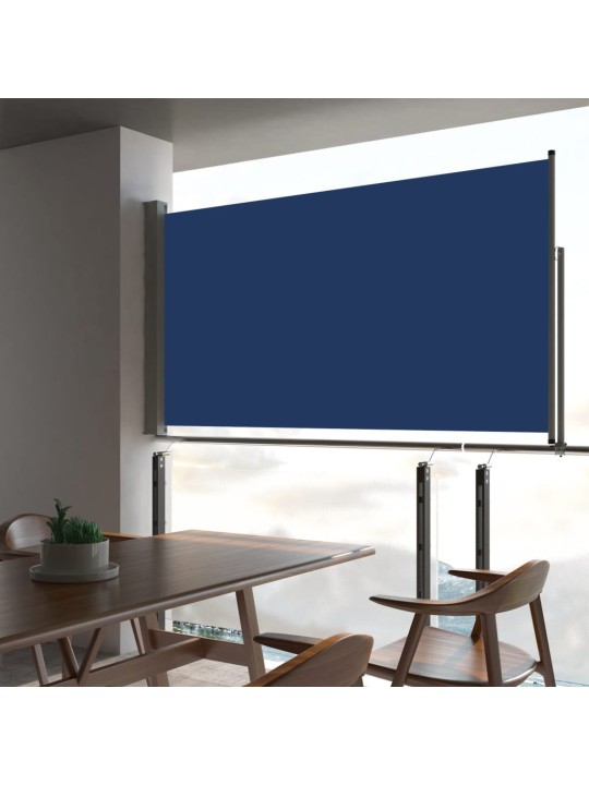Izvelkama sānu markīze, 160x300 cm, zila