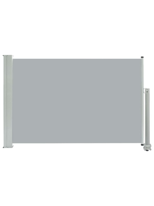 Izvelkama sānu markīze, pelēka, 60x300 cm