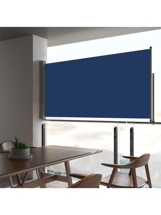 Izvelkama sānu markīze, zila, 80x300 cm