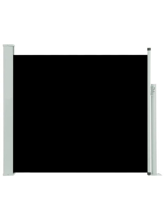 Izvelkama sānu markīze, melna, 100x300 cm