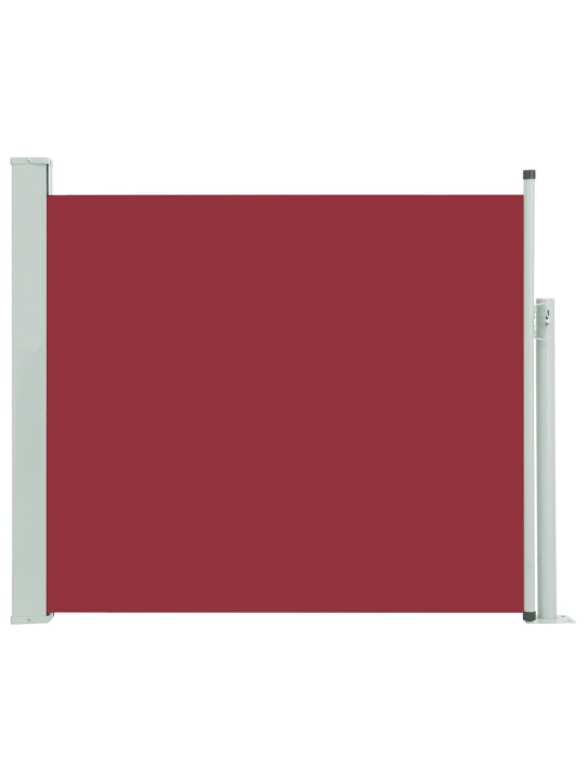 Izvelkama sānu markīze, sarkana, 100x300 cm