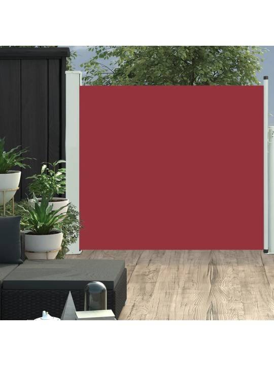 Izvelkama sānu markīze, sarkana, 100x300 cm