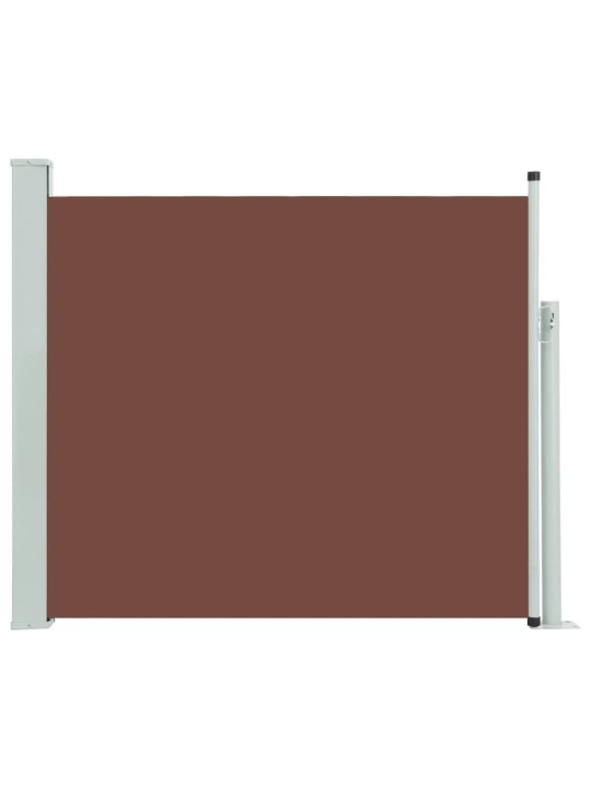 Izvelkama sānu markīze, brūna, 100x300 cm