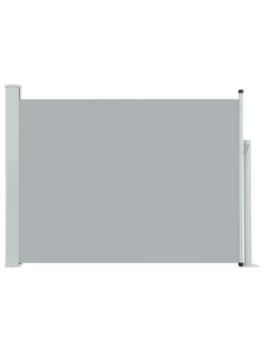 Izvelkama sānu markīze, pelēka, 120x500 cm