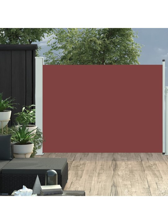 Izvelkama sānu markīze, brūna, 120x500 cm
