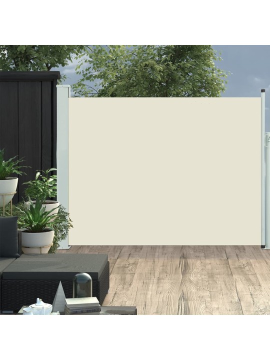 Izvelkama sānu markīze, krēmkrāsa, 140x500 cm