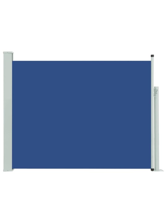 Izvelkama sānu markīze, zils, 140x500 cm