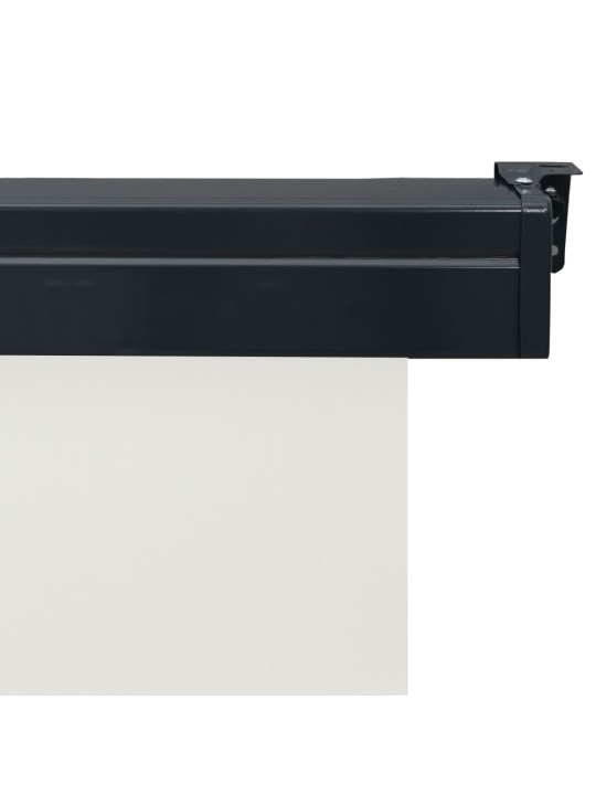 Balkona sānu markīze, krēmkrāsas, 80x250 cm