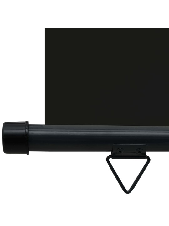 Balkona sānu markīze, melna, 145x250 cm