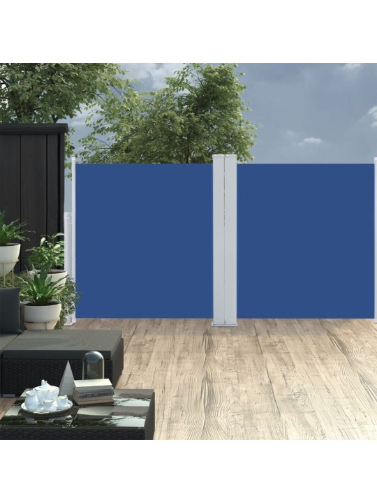 Izvelkams sānu aizslietnis, zils, 100x600 cm