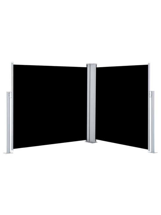 Izvelkams sānu aizslietnis, melns, 120x600 cm