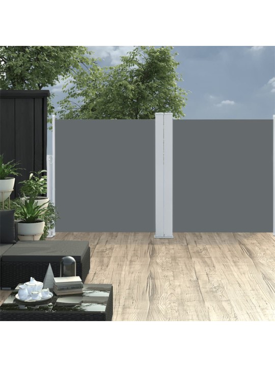 Izvelkams sānu aizslietnis, antracītpelēks, 120x600 cm