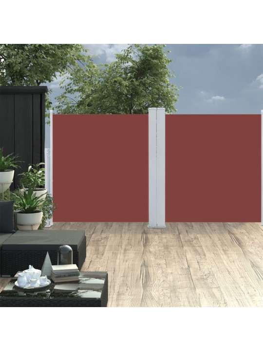 Izvelkams sānu aizslietnis, brūns, 120x600 cm