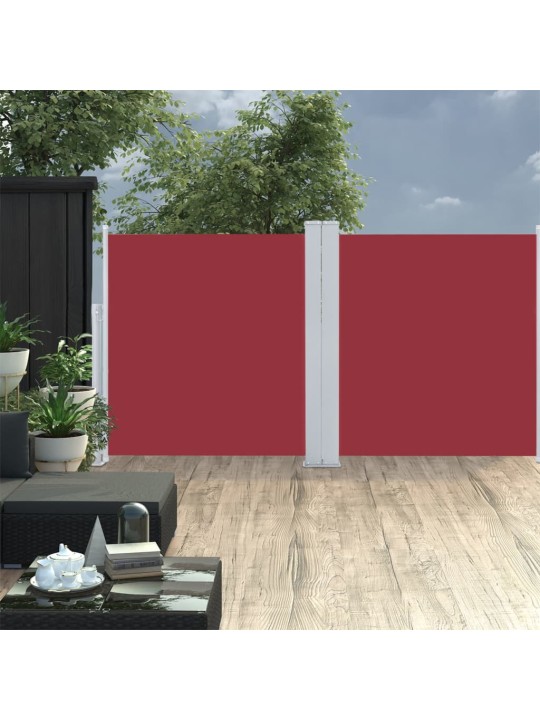 Izvelkams sānu aizslietnis, sarkans, 120x600 cm
