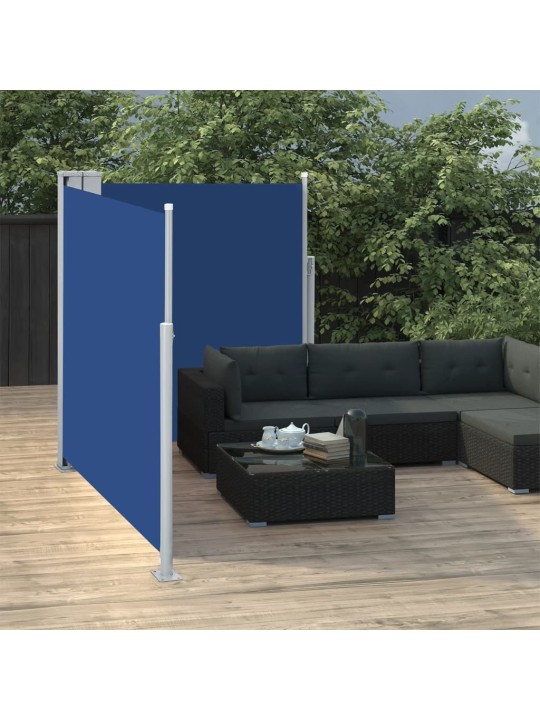 Izvelkams sānu aizslietnis, zils, 160x600 cm