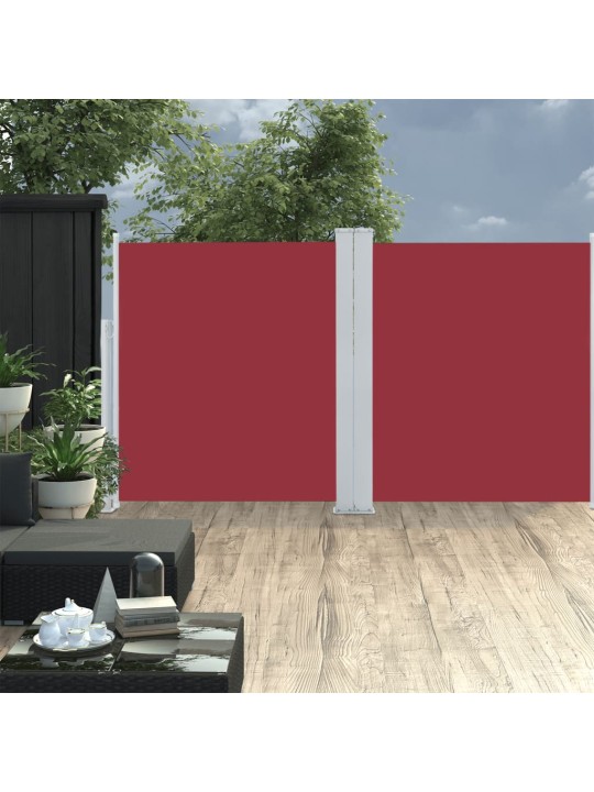 Izvelkams sānu aizslietnis, sarkans, 160x600 cm