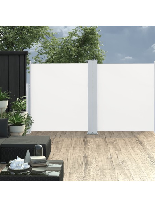 Izvelkama sānu markīze, divkārša, krēmkrāsa, 170x600 cm