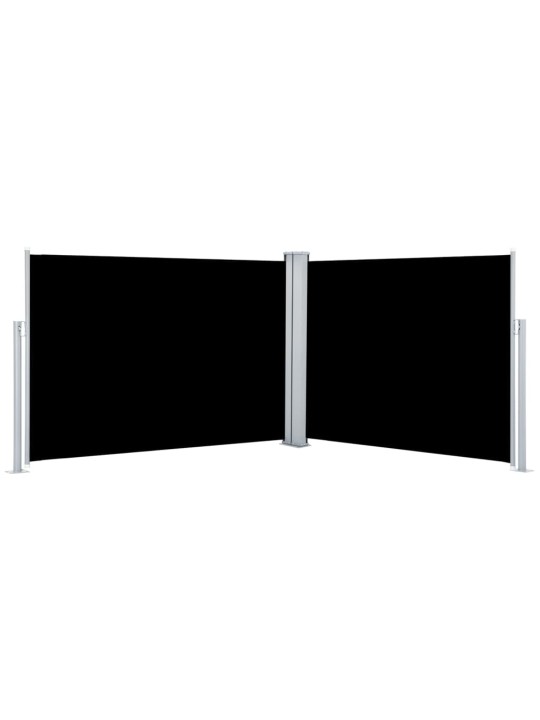 Izvelkams sānu aizslietnis, melns, 100x1000 cm
