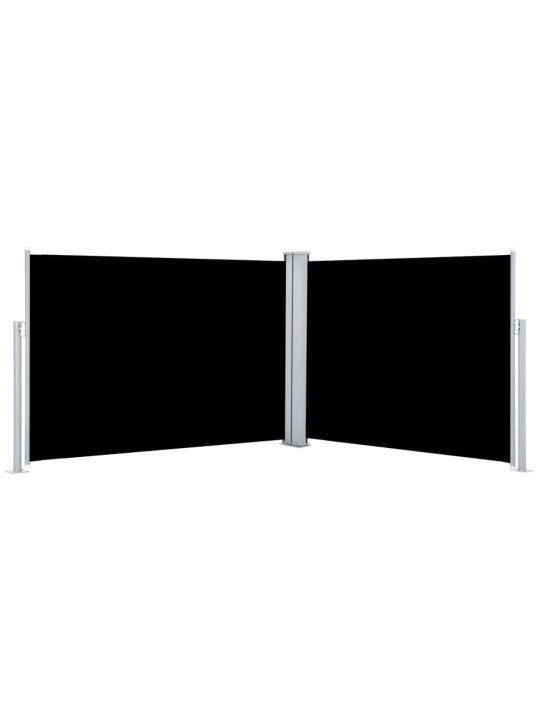 Izvelkams sānu aizslietnis, melns, 120x1000 cm