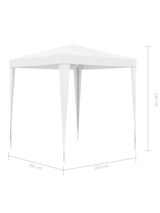 Dārza nojume, 2x2 m, balta