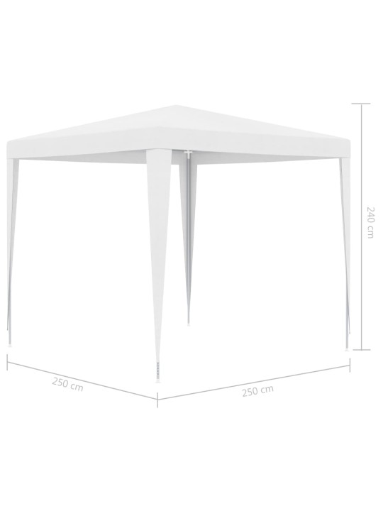 Dārza nojume, 2,5x2,5 m, balta