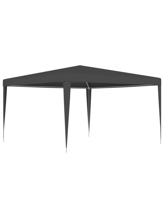 Dārza nojume, profesionāla, 4x4 m, antracītpelēka, 90 g/m²