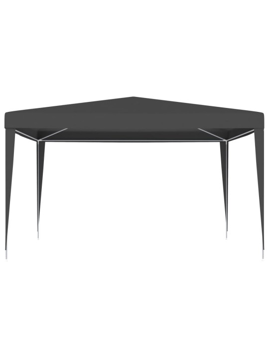 Dārza nojume, profesionāla, 4x4 m, antracītpelēka, 90 g/m²