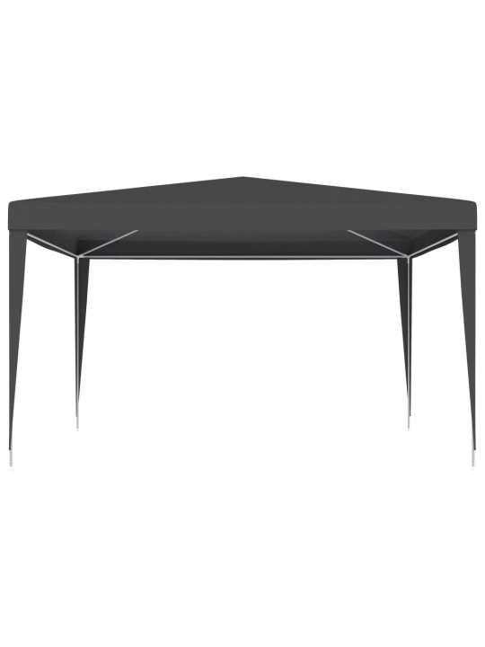 Dārza nojume, profesionāla, 4x4 m, antracītpelēka, 90 g/m²