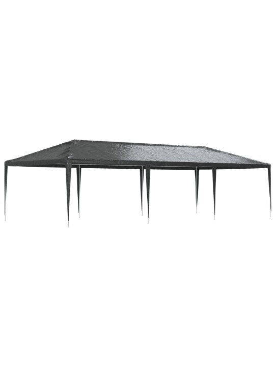 Dārza nojume, profesionāla, 4x9 m, antracītpelēka, 90 g/m²