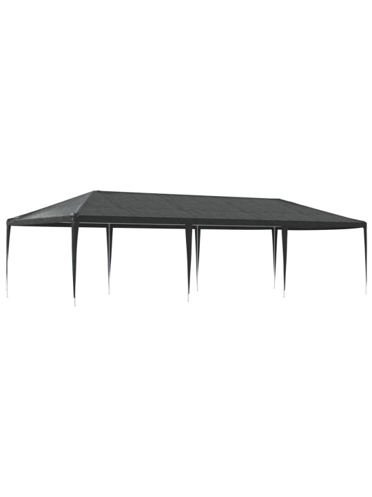 Dārza nojume, profesionāla, 4x9 m, antracītpelēka, 90 g/m²