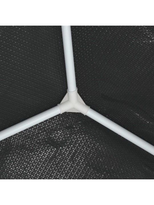 Dārza nojume, profesionāla, 4x9 m, antracītpelēka, 90 g/m²