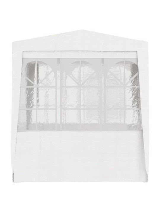 Dārza nojume ar sānu sienām, profesionāla, 2x2m, balta, 90 g/m²