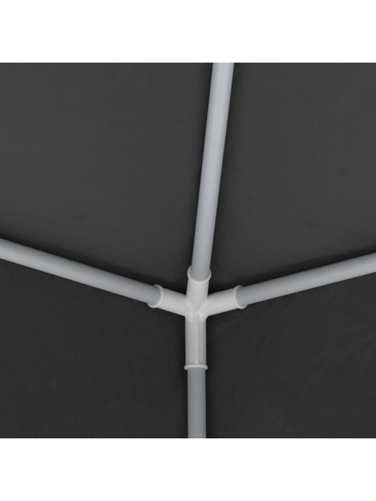 Dārza nojume ar sānu sienām, profesionāla, 2x2m, pelēka, 90g/m²