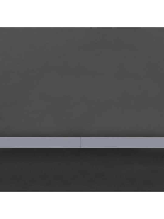 Dārza nojume ar sānu sienām, profesionāla, 4x9 m, pelēka
