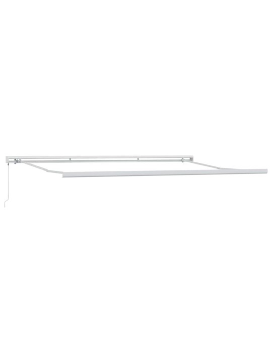 Markīze balts 5 x 3 m metāla