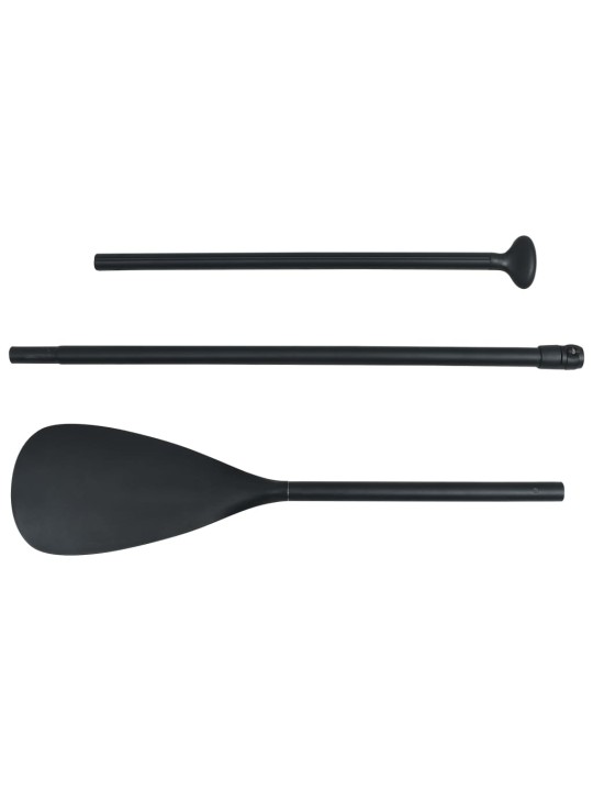 Sup dēļa airis, 215 cm, melns alumīnijs