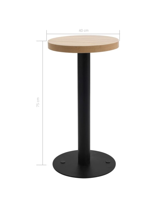 Bistro galds, gaiši brūns, 40 cm, mdf