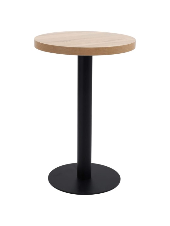 Bistro galds, gaiši brūns, 50 cm, MDF