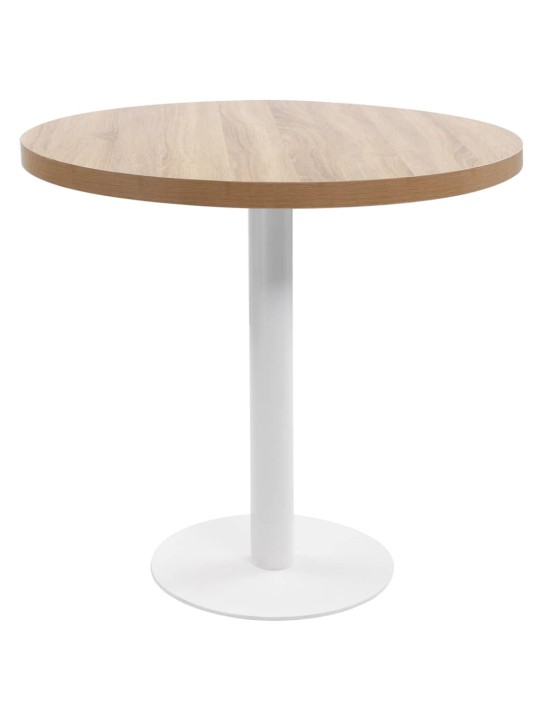Bistro galds, gaiši brūns, 80 cm, MDF