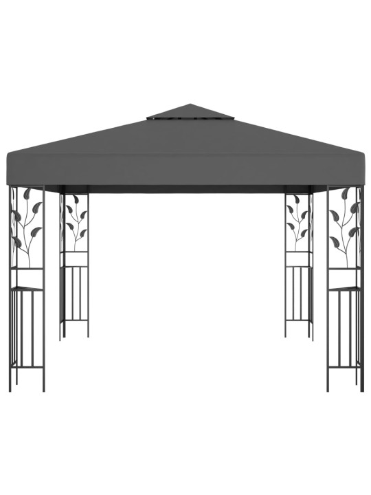 Dārza nojume, 3x3 m, antracītpelēka