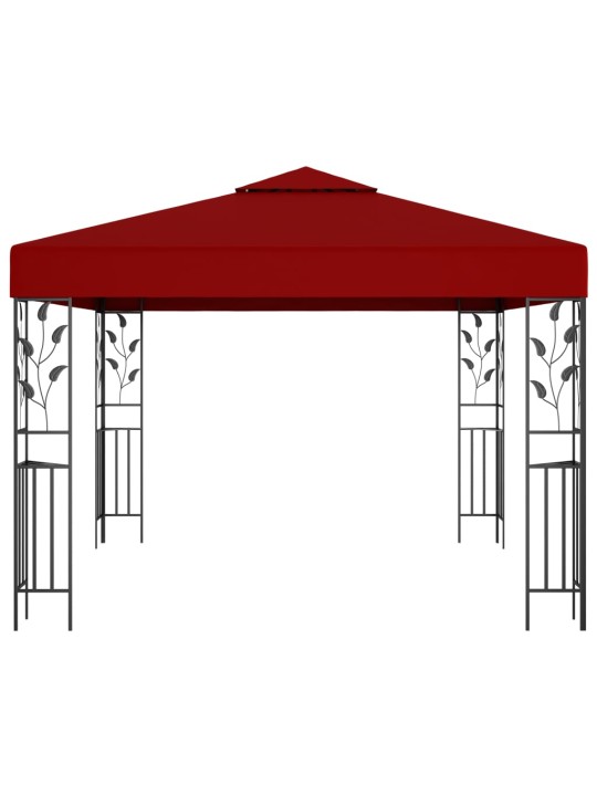 Dārza nojume, 3x3 m, vīnsarkana