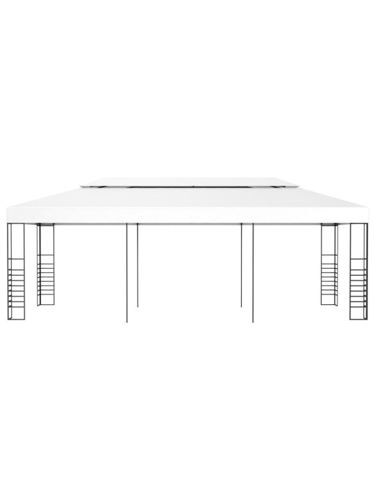 Dārza nojume, 6x3 m, balta