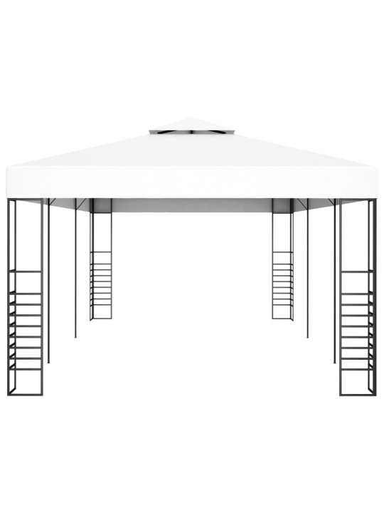 Dārza nojume, 6x3 m, balta