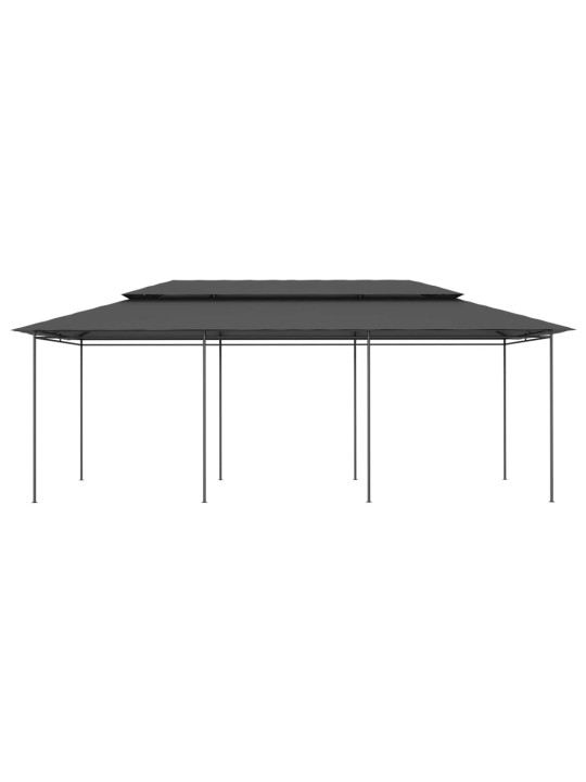 Dārza nojume, 600x298x270 cm, antracītpelēka
