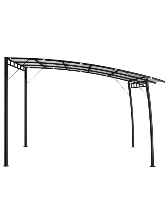 Dārza nojume, 4x3x2,55 m, krēmkrāsas