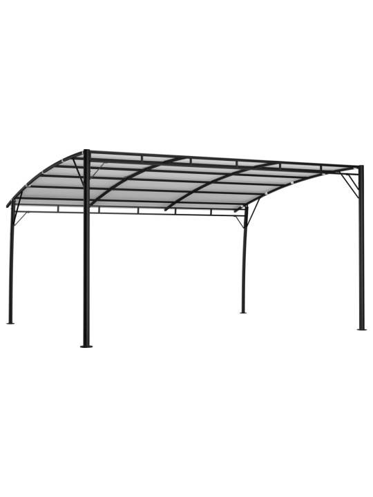 Dārza nojume, 4x3x2,55 m, krēmkrāsas
