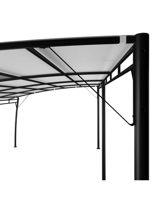 Dārza nojume, 6x3x2,55 m, krēmkrāsas