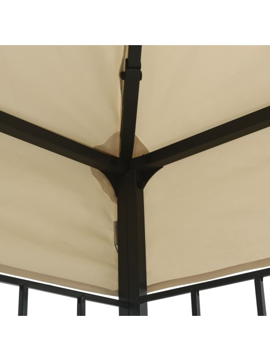 Dārza nojume, 3x6 m, krēmkrāsas
